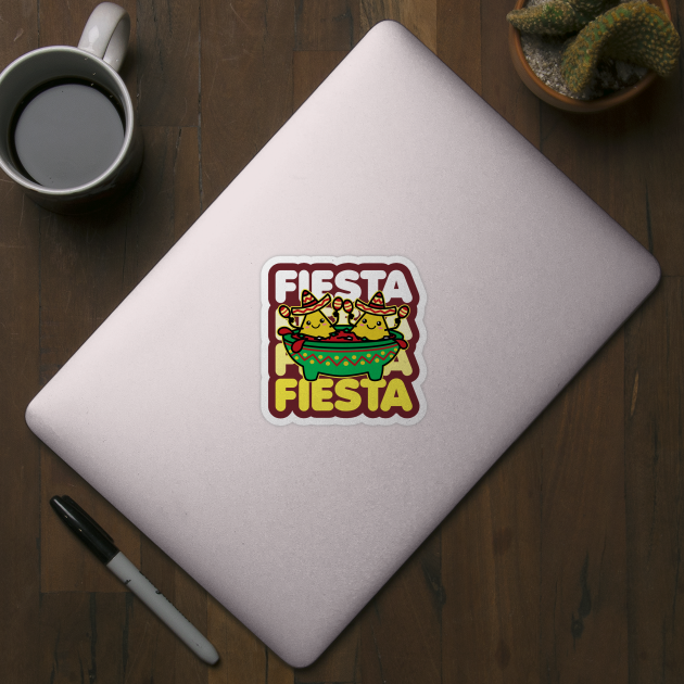 Let's Fiesta Kawaii Chips & Salsa by DetourShirts